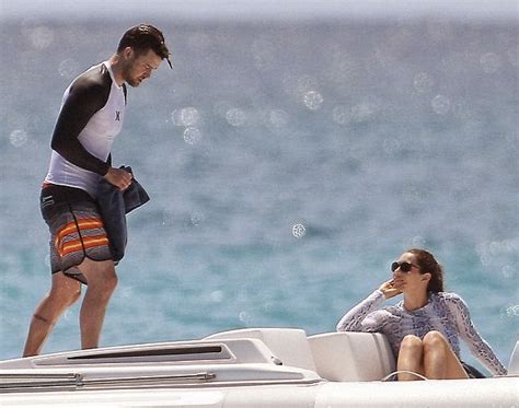 Retro Bikini Jessica Biel Showcases A Blue Bikini Shapes As She Takes