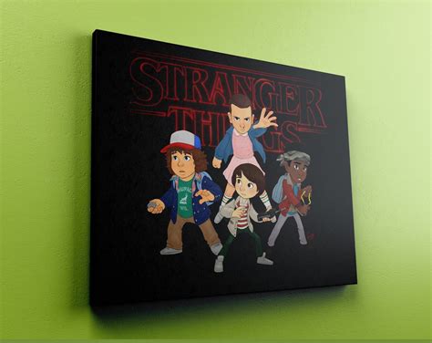 Cuadro Stranger Things 533 70100 Lienzo Memoestampados Memo Estampados