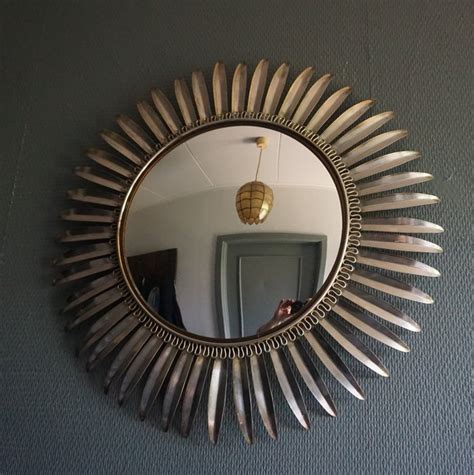 Deknudt Large Convex Sun Mirror 54 Cm Brass Catawiki