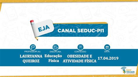 PDF OBESIDADE E ATIVIDADE FISICA Canal Educação ESCLEROSE