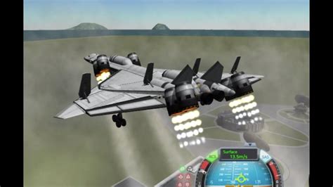 Ksp Vtol Spaceplane Stock Breaking Ground Youtube