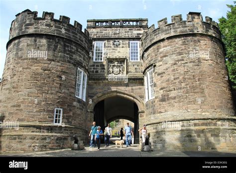 Skipton Castle Is A Medieval Castle In Skipton North Yorkshire