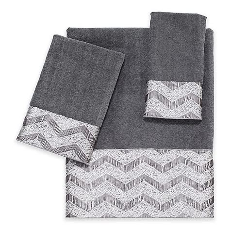 Avanti Chevron Nickel Bath Towel Collection Bed Bath And Beyond Canada