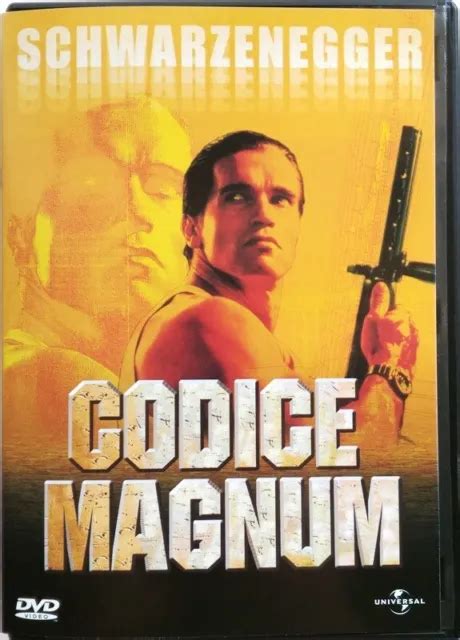 DVD CODICE MAGNUM Con Arnold Schwarzenegger 1986 Usato EUR 7 99