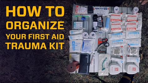 How To Pack Your First Aid Med Trauma Kit Youtube