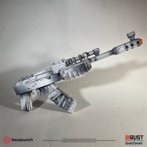 Rust Assault Rifle AK | Comics Skin | Lifesize | cosplay gamer gift