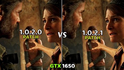 Fps The Last Of Us Part I Patch 1 0 2 0 Vs Patch 1 0 2 1 April 11 Ft Gtx 1650 Youtube