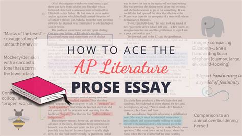 How To Ace The Ap Literature Prose Essay Youtube