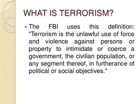 Transnational crimes and terrorism 