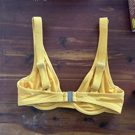 Mustard Yellow Bikini Top Color Is Accurate In The Depop