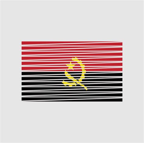 Angola Flag Brush. National Flag 6873502 Vector Art at Vecteezy