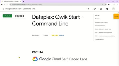 Dataplex Qwik Start Command Line Gsp Solution Youtube