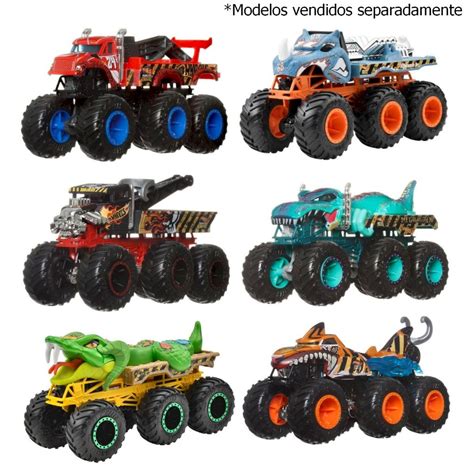 Monster Trucks Big Rigs Caminh O Reboque Hot Wheels Mattel Shopee Brasil