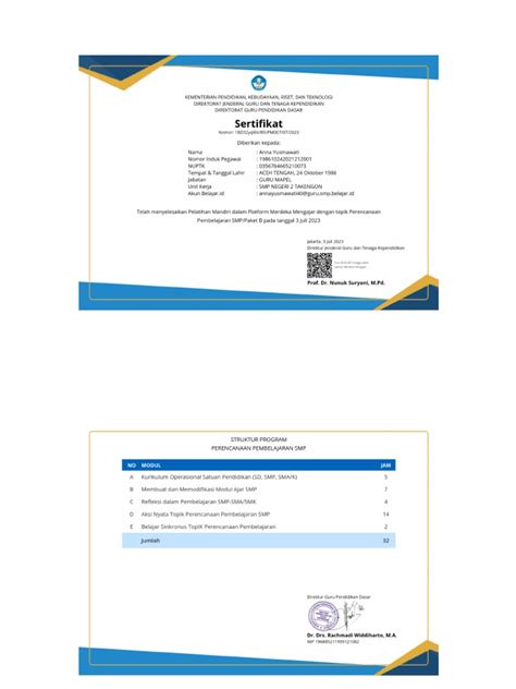 Sertifikat Flatform Merdeka Mengajar Topik 3 Pdf