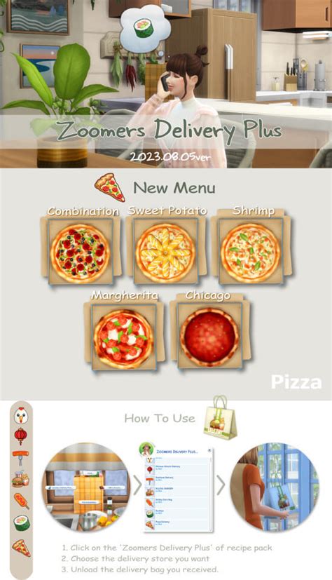 Custom Food Delivery Mod - Sims 4 Update