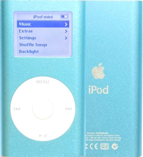 Refurbished Apple Ipod Mini 1st 2nd Generation Light Blue Microdrive And Elite Obsolete Electronics