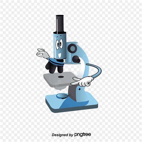 Cartoon Microscope PNG Image, Vector Cartoon Microscope, Cartoon Vector, Lovely Microscope ...