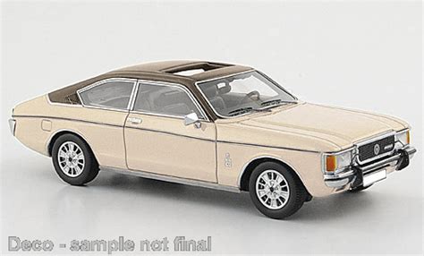 Diecast Model Cars Ford Granada 143 Neo Mki Coupe Beigebrown 1972