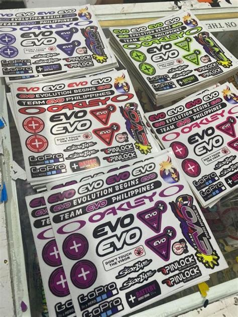 EVO VERSION 4 REFLECTORIZED HELMET VISOR STICKERS Lazada PH