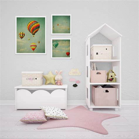 Hot Air Balloons Set Photograph Bundle Balloons Hot Etsy