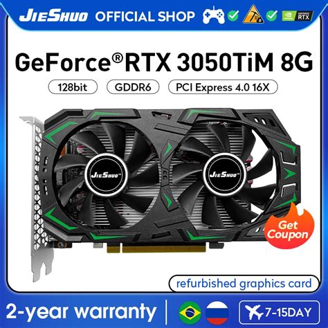 JIESHUO NVIDIA RTX 3050TI M 8GB Move Edition Gaming Graphics Card GDDR6