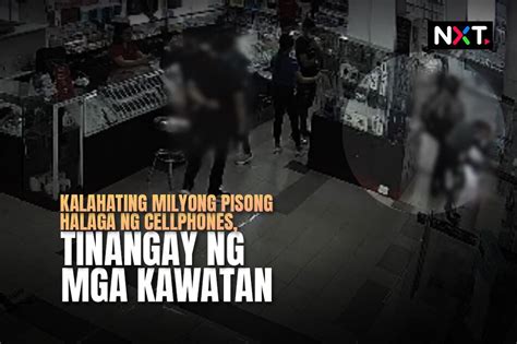 Mamahaling Cellphones Tinangay Ng Mga Kawatan ABS CBN News