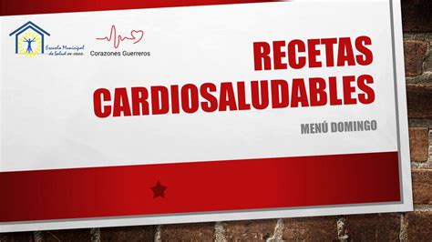 RECETAS CARDIOSALUDABLES YouTube