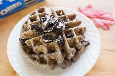 Oreo Waffles Simply Bakings