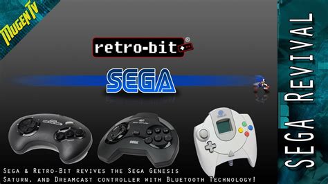 Sega And Retro Bit Revives Genesis Saturn And Dreamcast Controllers