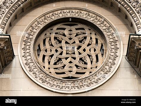 A Rosette Above The Entrance Of Aleksandar Nevski Orthodox Church In