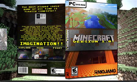 Viewing Full Size Minecraft Box Cover