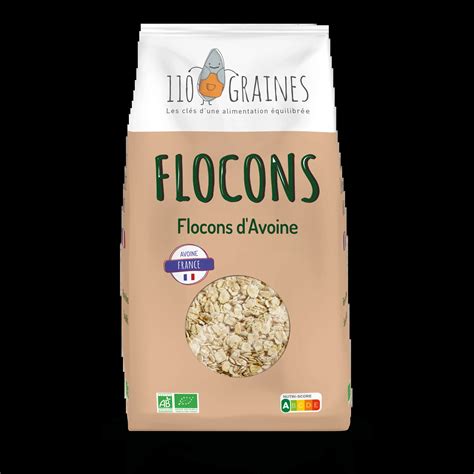 Flocons D Avoine France Bio 500G 110Graines