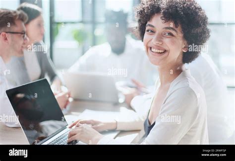 Smiling Professional Business Leaders And Employees Group Team Portrait