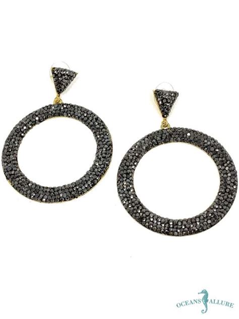 Cz Circle Earring Oceans Allure