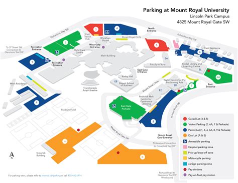 Mount Royal University Campus Map