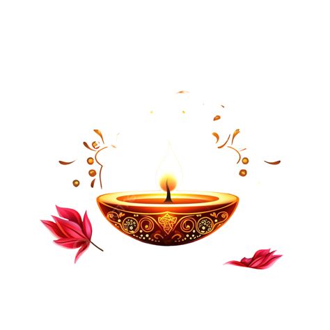 Happy Diwali Festival Beautiful Banner Design With Diya Vector Indian