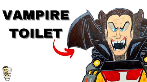 C Mo Dibujar Al Toilet Vampiro De Skibidi Toilet How To Draw Vampire