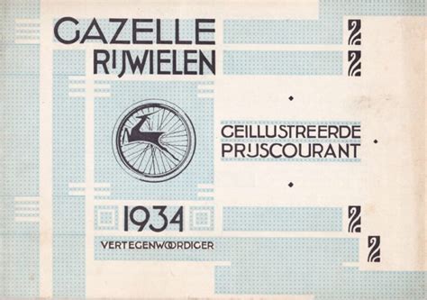 Catalogus Gazelle Rijwielen 1934 De Oude Fiets