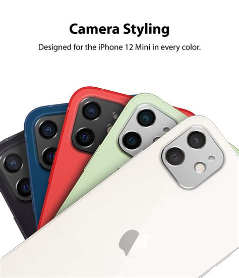 Apple iPhone 12 mini Camera Protector | Ringke's Camera Styling - Blac