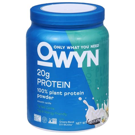 Owyn Protein Pwd Smooth Vanilla Lb Oriental Trading