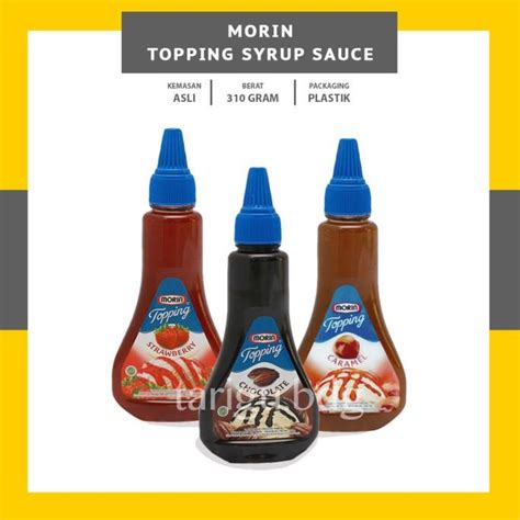 Jual Favorit Saus Topping Morin Gr Sauce Syrup Coklat Strawberry