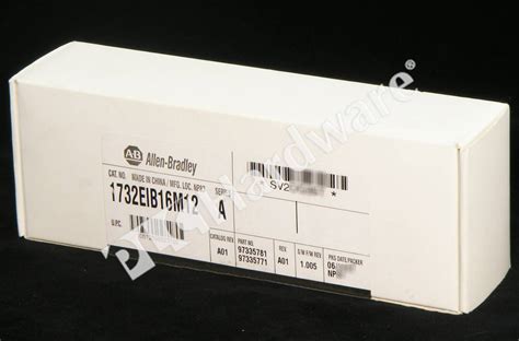 PLC Hardware: Allen-Bradley 1732E-IB16M12 Ethernet/IP ArmorBlock I/O ...