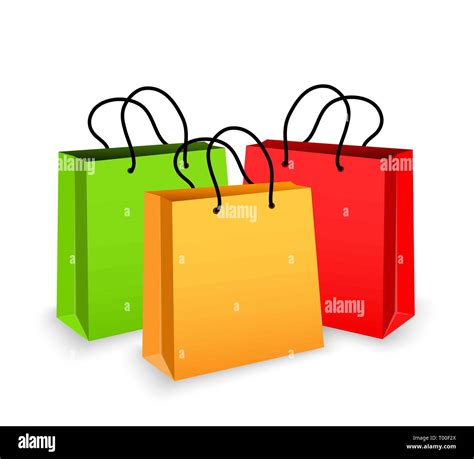 Shopping Bags Stock Vector Images Alamy