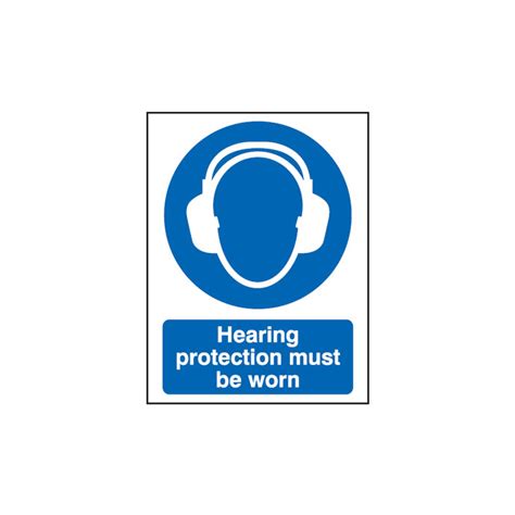 Hearing Protection Must Be Worn Signs