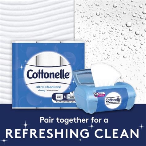 Cottonelle Fresh Care Flushable Wet Wipes Tub Adult Wet Wipes 1 Ct