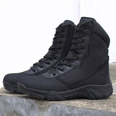 Buy Camouflage Men Tactical Boots Military Desert Combat Boots Outdoor Waterproof Hiking Boots