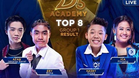 Hasil D Academy Tadi Malam Grup Babak Top Peserta Yang Buat