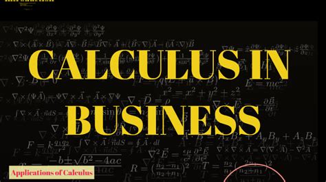 Calculus In Business By Navya Raj On Prezi