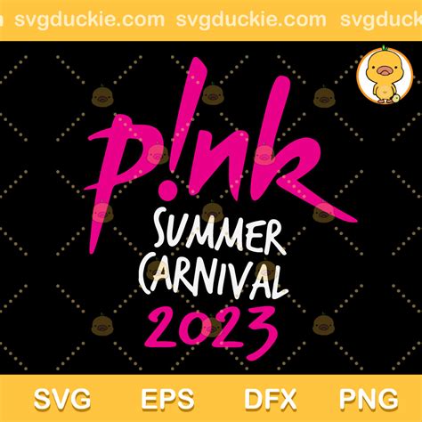 Pink Summer Svg Pink Carnival Tour Svg Pink