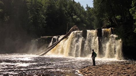 PRESQUE ISLE RIVER MICHIGAN WATERFALLS - ADAM HAYDOCK